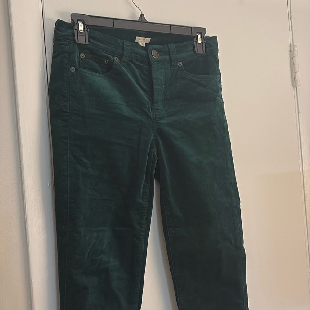 J Crew Velvet Pants